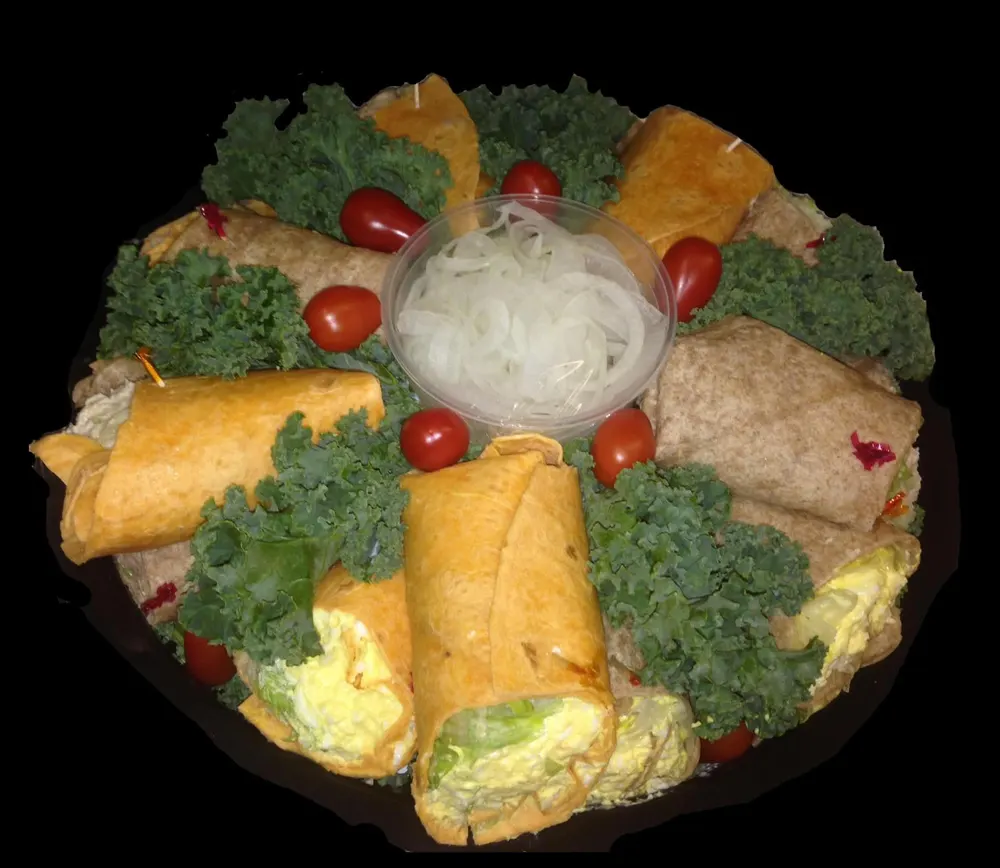 Tilton Market's tomato, spinach and whole wheat wrap sandwich tray